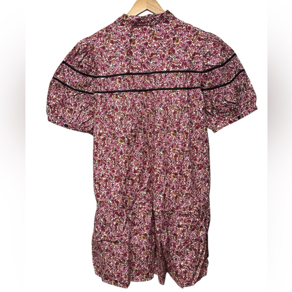 NWT Anthropologie The Leandra Shirred Yoke Mini Dress by Maeve - Picture 7 of 10